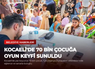 Kocaeli’de 70 Bin Çocuğa Oyun Keyfi Sunuldu