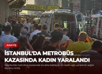 İstanbul’da Metrobüs Kazasında Kadın Yaralandı