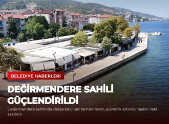 Değirmendere Sahili Güçlendirildi