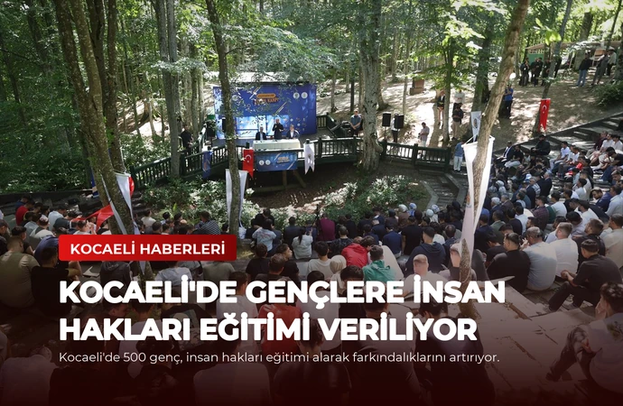 Kocaeli’de Gençlere İnsan Hakları Eğitimi Veriliyor
