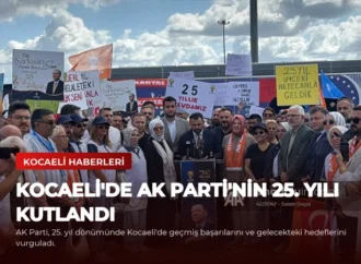 Kocaeli’de AK Parti’nin 25. Yılı Kutlandı