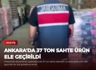 Ankara’da 37 Ton Sahte Ürün Ele Geçirildi