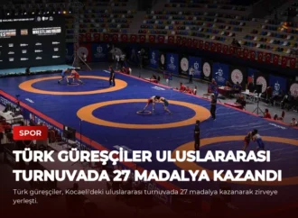Türk Güreşçiler Uluslararası Turnuvada 27 Madalya Kazandı