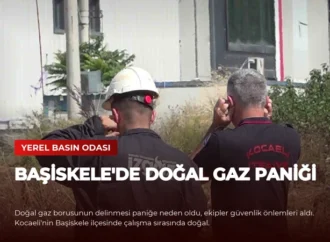 Başiskele’de Doğal Gaz Paniği