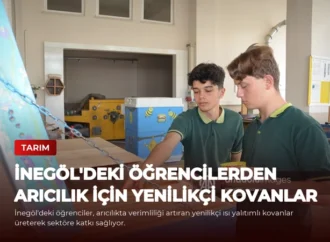 İnegöl’deki Öğrencilerden Arıcılık İçin Yenilikçi Kovanlar
