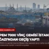 Saipem 7000 Vinç Gemisi İstanbul Boğazı’ndan Geçiş Yaptı