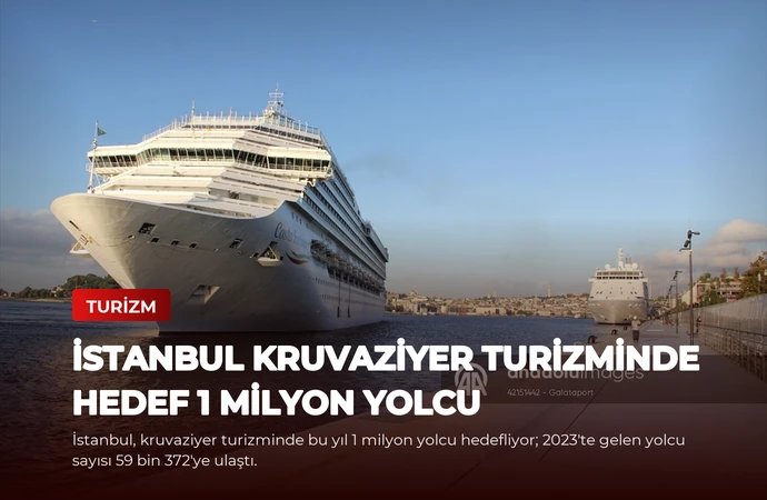 İstanbul Kruvaziyer Turizminde Hedef 1 Milyon Yolcu