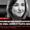 Cumhurbaşkanı Erdoğan’dan Azize Sibel Gönül’e Taziye Mesajı