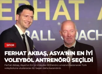 Ferhat Akbaş, Asya’nın En İyi Voleybol Antrenörü Seçildi
