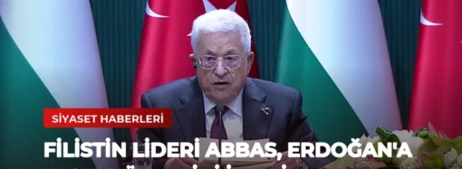 Filistin Lideri Abbas, Erdoğan’a Teşekkürlerini İletti