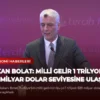 Bakan Bolat: Milli Gelir 1 Trilyon 639 Milyar Dolar Seviyesine Ulaştı
