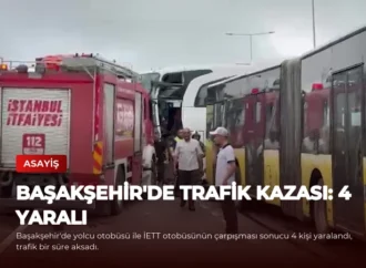 Başakşehir’de Trafik Kazası: 4 Yaralı