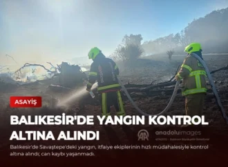 Balıkesir’de Yangın Kontrol Altına Alındı