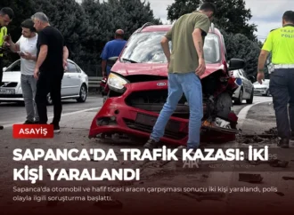 Sapanca’da Trafik Kazası: İki Kişi Yaralandı