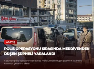 Polis Operasyonu Sırasında Merdivenden Düşen Şüpheli Yaralandı
