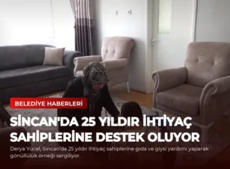 Sincan’da 25 Yıldır İhtiyaç Sahiplerine Destek Oluyor