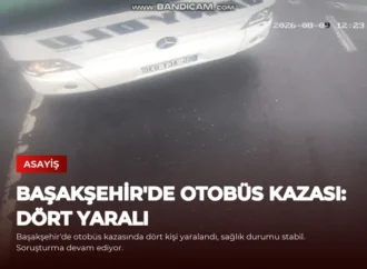 Başakşehir’de Otobüs Kazası: Dört Yaralı