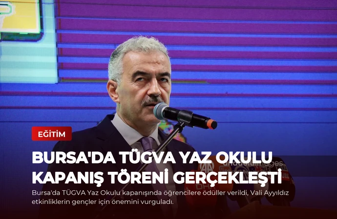 Bursa’da TÜGVA Yaz Okulu Kapanış Töreni Gerçekleşti
