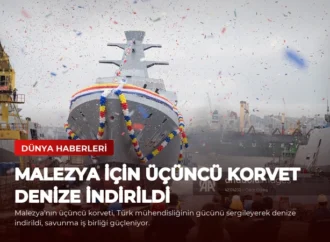 Malezya için Üçüncü Korvet Denize İndirildi