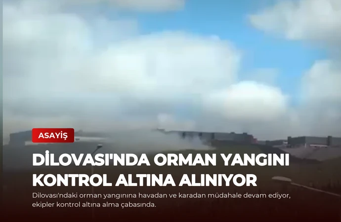Dilovası’nda Orman Yangını Kontrol Altına Alınıyor