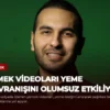Yemek Videoları Yeme Davranışını Olumsuz Etkiliyor