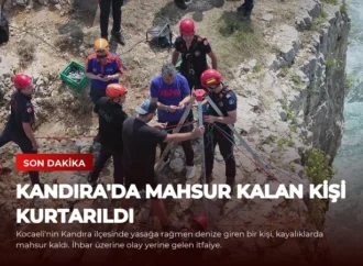Kandıra’da Mahsur Kalan Kişi Kurtarıldı