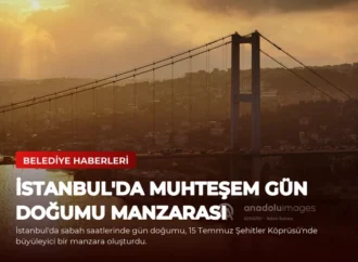 İstanbul’da Muhteşem Gün Doğumu Manzarası