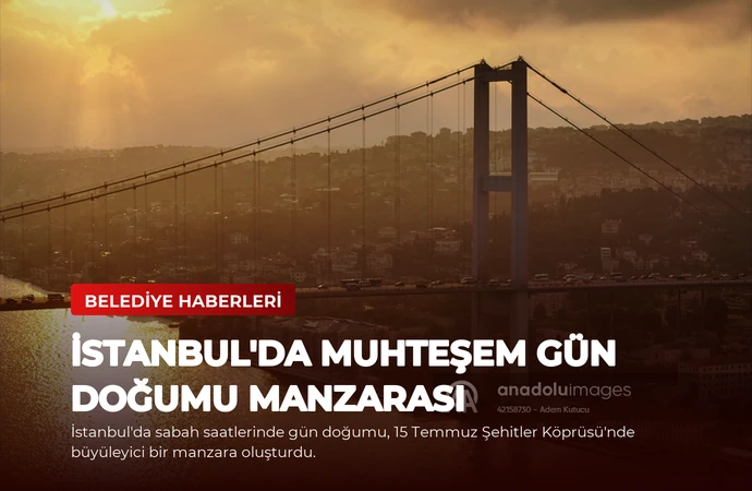 İstanbul’da Muhteşem Gün Doğumu Manzarası