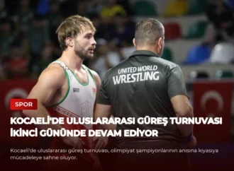 Kocaeli’de Uluslararası Güreş Turnuvası İkinci Gününde Devam Ediyor