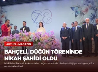 Bahçeli, Düğün Töreninde Nikah Şahidi Oldu