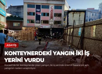 Konteynerdeki Yangın İki İş Yerini Vurdu