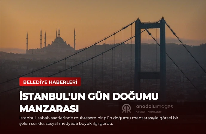İstanbul’un Gün Doğumu Manzarası