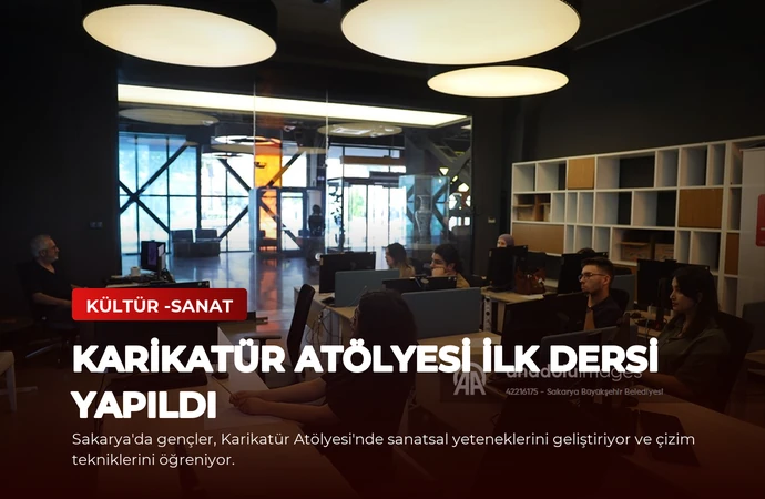 Karikatür Atölyesi İlk Dersi Yapıldı