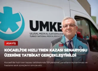 Kocaeli’de Hızlı Tren Kazası Senaryosu Üzerine Tatbikat Gerçekleştirildi