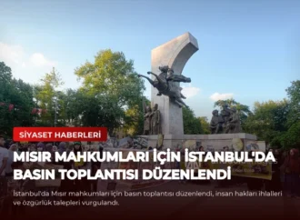 Mısır Mahkumları İçin İstanbul’da Basın Toplantısı Düzenlendi