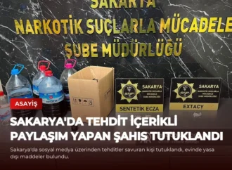 Sakarya’da Tehdit İçerikli Paylaşım Yapan Şahıs Tutuklandı