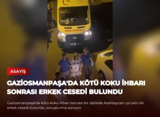 Gaziosmanpaşa’da Kötü Koku İhbarı Sonrası Erkek Cesedi Bulundu