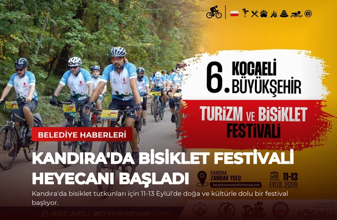 Kandıra’da Bisiklet Festivali Heyecanı Başladı