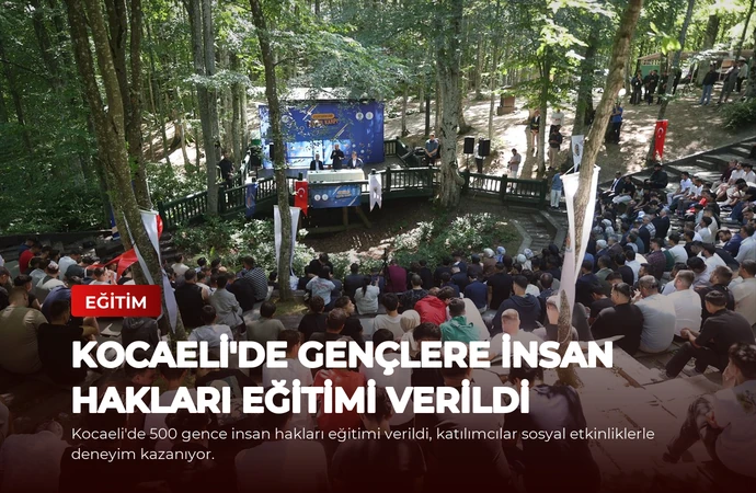 Kocaeli’de Gençlere İnsan Hakları Eğitimi Verildi