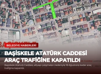Başiskele Atatürk Caddesi Araç Trafiğine Kapatıldı