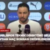 Kocaelispor Teknik Direktörü Selçuk İnan’dan Maç Sonrası Değerlendirme
