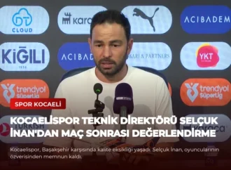 Kocaelispor Teknik Direktörü Selçuk İnan’dan Maç Sonrası Değerlendirme