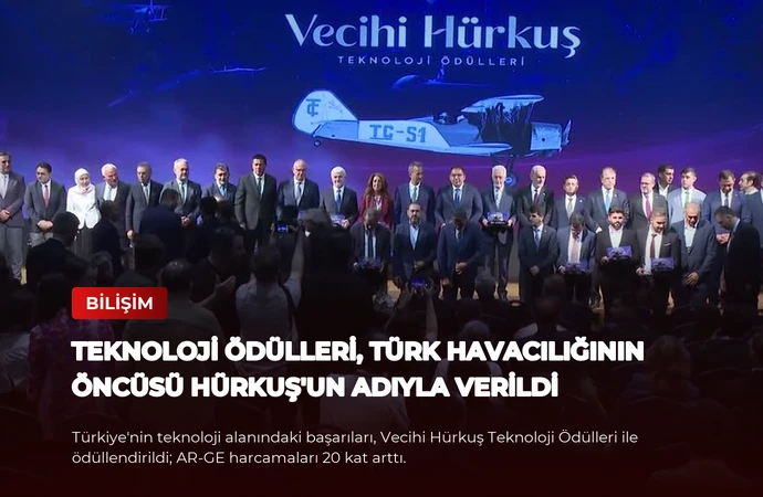 Teknoloji Ödülleri, Türk Havacılığının Öncüsü Hürkuş’un Adıyla Verildi
