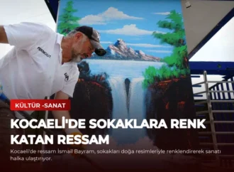 Kocaeli’de Sokaklara Renk Katan Ressam
