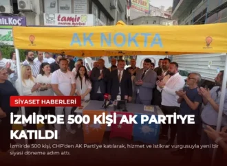 İzmir’de 500 Kişi AK Parti’ye Katıldı