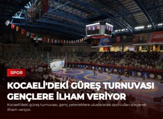 Kocaeli’deki Güreş Turnuvası Gençlere İlham Veriyor