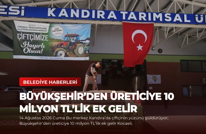 Büyükşehir’den üreticiye 10 milyon TL’lik ek gelir