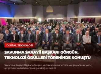 Savunma Sanayii Başkanı Görgün, Teknoloji Ödülleri Töreninde Konuştu