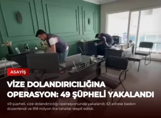 Vize Dolandırıcılığına Operasyon: 49 Şüpheli Yakalandı