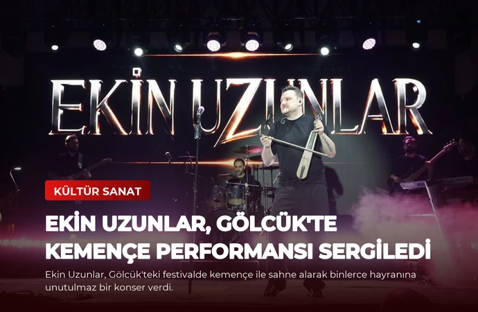 Ekin Uzunlar, Gölcük’te Kemençe Performansı Sergiledi